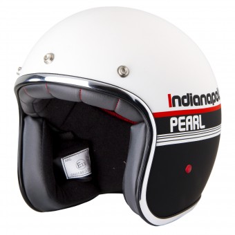 Open Face Stormer Pearl Indianapolis Black White Matt