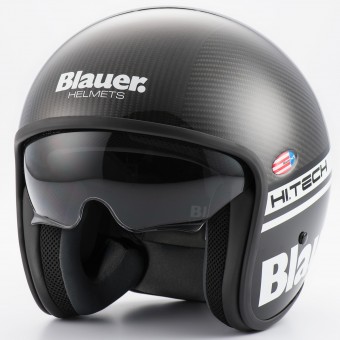 Open Face Blauer Pilot 1.1 Carbon Brillant