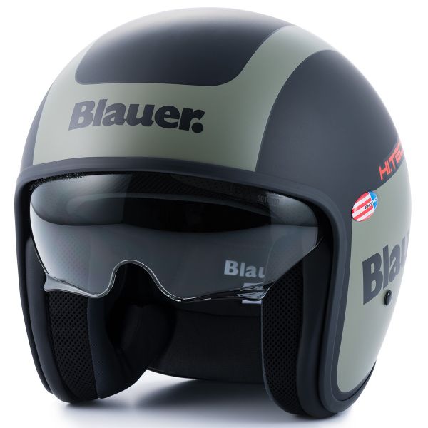 Open Face Blauer Pilot 1.1 Graphic G Black Matt Green Military