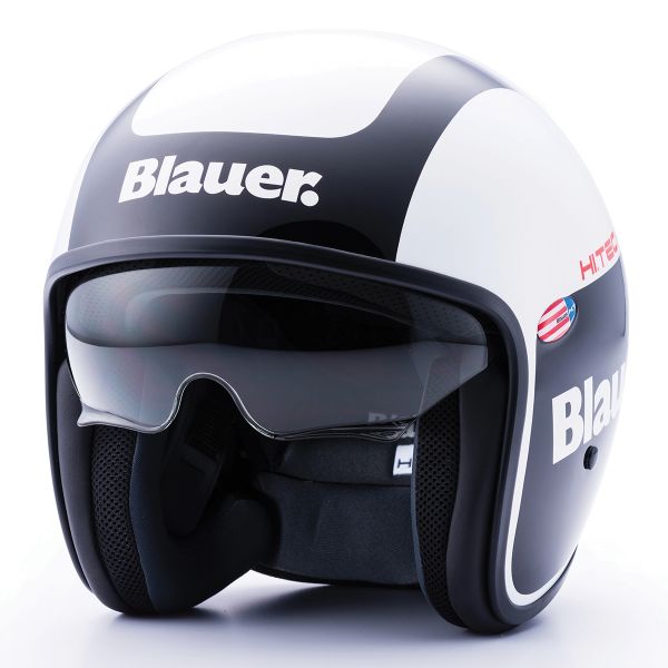 Open Face Blauer Pilot 1.1 Graphic G White Black