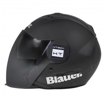 Casque Open Face Blauer Real Matt Black Casque Open Face Blauer Real Matt Black