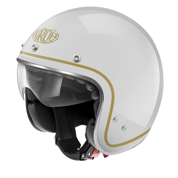 Open Face Airoh Riot White