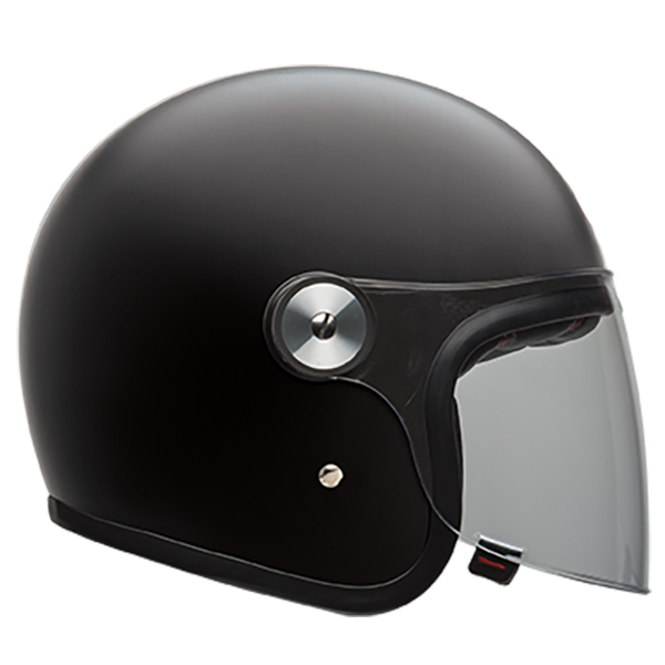 Open Face Bell Riot Solid Matte Black