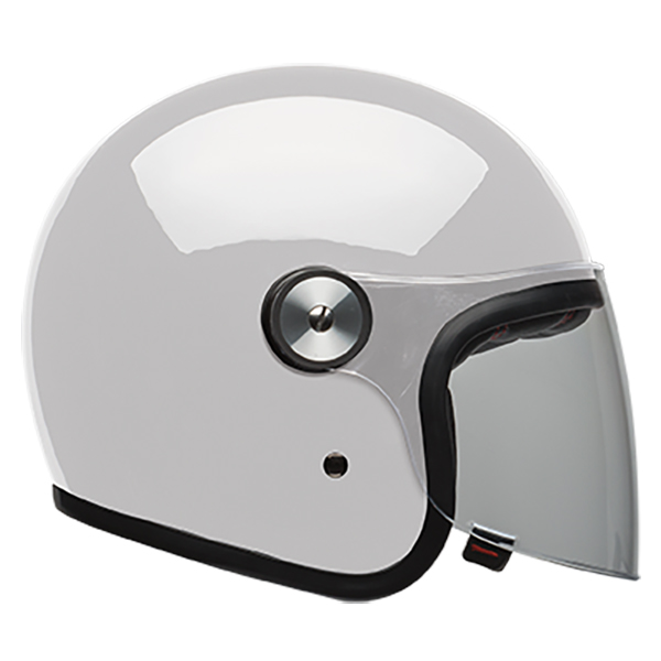 Open Face Bell Riot Solid White
