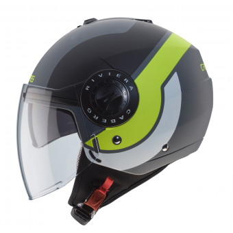 Caberg Riviera V3 Sway Matt Anthracite Black Yellow