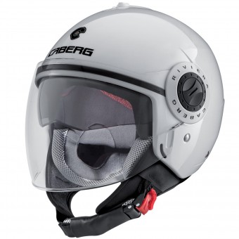 Open Face Caberg Riviera V3 White