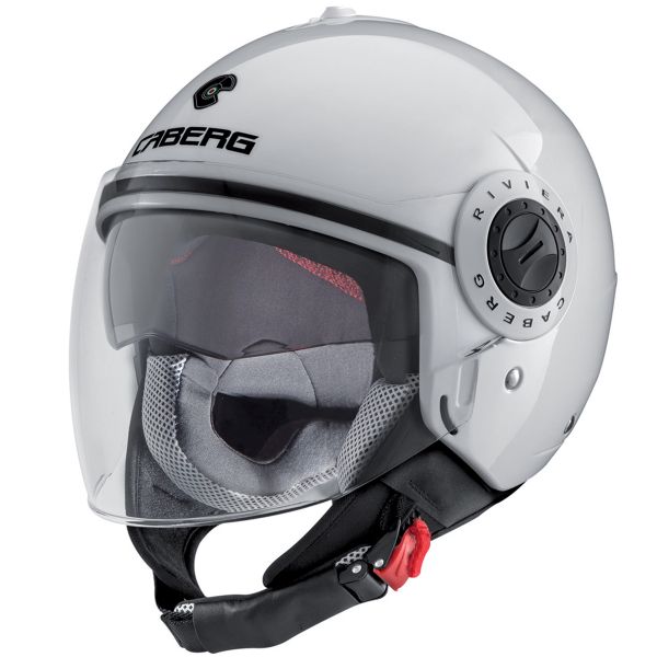 Open Face Caberg Riviera V3 White Open Face Caberg Riviera V3 White