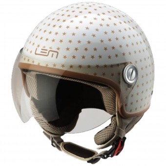 Casque Open Face LEM Roger Dusty Beige Casque Open Face LEM Roger Dusty Beige