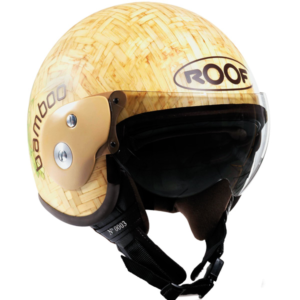 Motorcycle Helmet Roof Bamboo