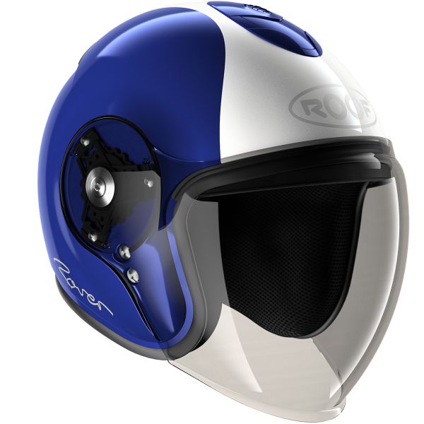Roof open shop face helmet
