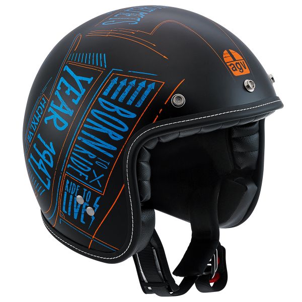 Open Face AGV RP60 Blackboard Matt Black