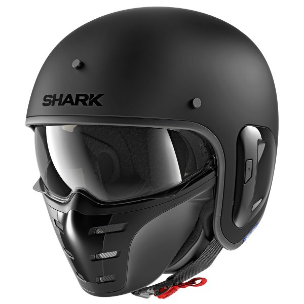 Open Face Shark S-Drak 2 Blank Mat KMA