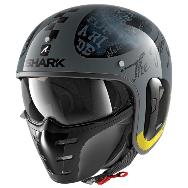 Open Face Shark S-Drak 2 Tripp In AAY