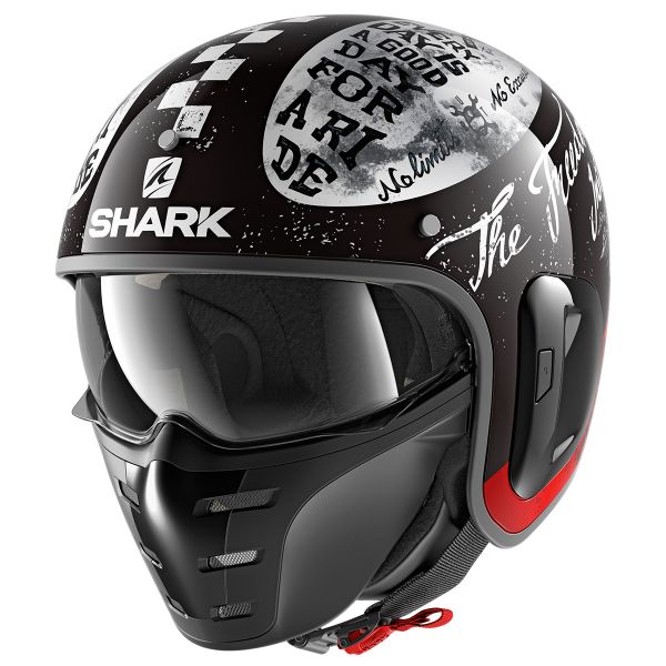 Open Face Shark S-Drak 2 Tripp In KWR