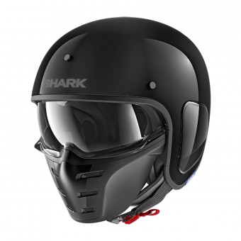 Open Face Shark S-Drak Blank BLK