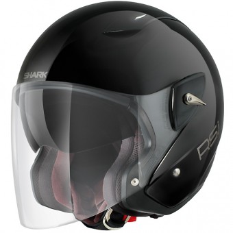 Open Face Shark RSJ-ST Black BLK