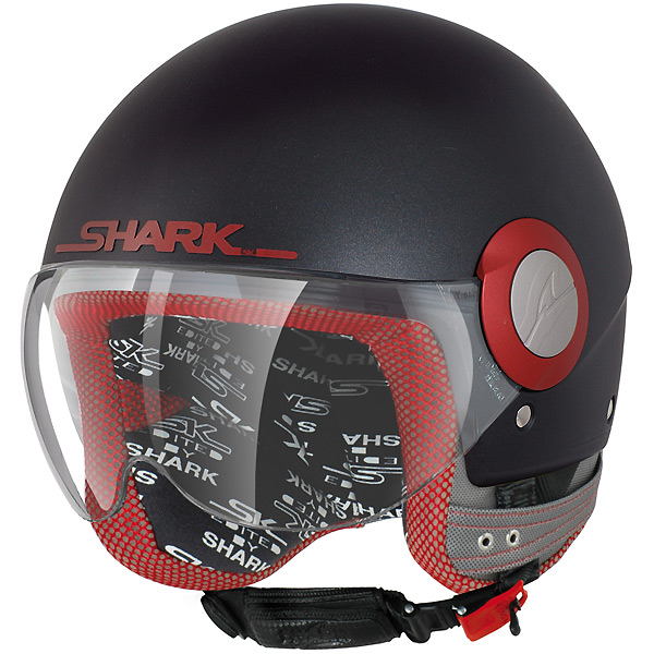 Open Face Shark SK By Shark DJ Black Mat BKM