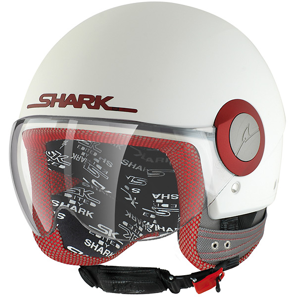 Open Face Shark SK By Shark DJ White Mat WHT