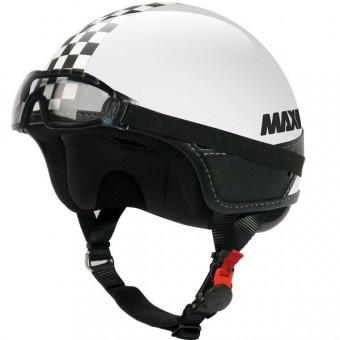 Casque Open Face MAX Slim White Casque Open Face MAX Slim White