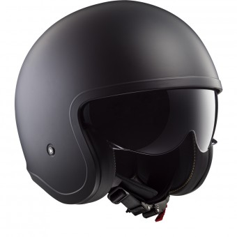 Open Face LS2 Spitfire Solid Matt Black OF599