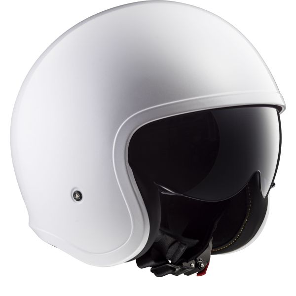 Open Face LS2 Spitfire Solid White OF599