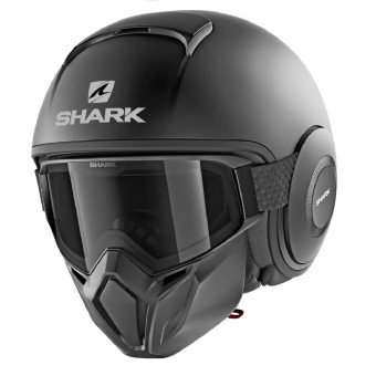 Open Face Shark Street Drak Blank Mat KMA