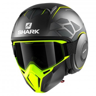 Casque Open Face Shark Street Drak Hurok Mat AYK Casque Open Face Shark Street Drak Hurok Mat AYK