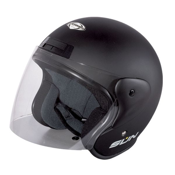 Open Face Stormer Sun Matt Black