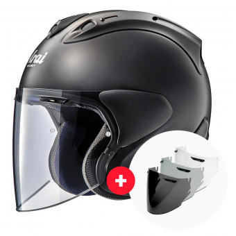 Open Face Arai SZ-R Vas Frost Black + Visor