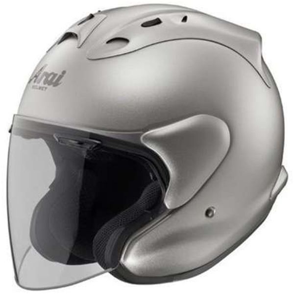 Open Face Arai SZ-RAM X Alu Silver