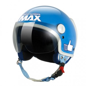 Open Face MAX The Social Network Turquoise