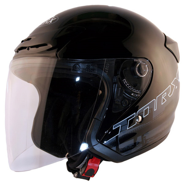 Motorcycle Helmet Torx Matt Black White