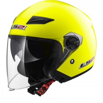 Open Face LS2 Track H-V Yellow OF569