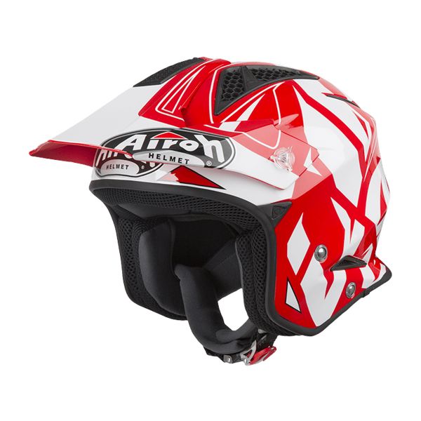 Open Face Airoh TRR S Convert Red