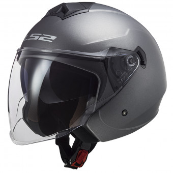 Open Face LS2 Twister II Matt Titanium OF573
