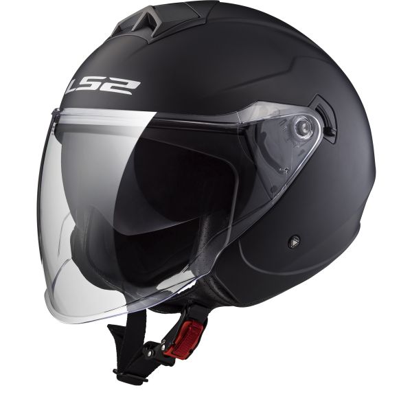 Open Face LS2 Twister Solid Matt Black OF573