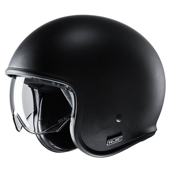 Open Face HJC V30 Semi Flat Black