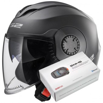 Open Face LS2 Verso Matt Titanium OF570
