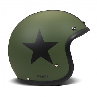 Casque Open Face Dmd Vintage Star Green Casque Open Face Dmd Vintage Star Green