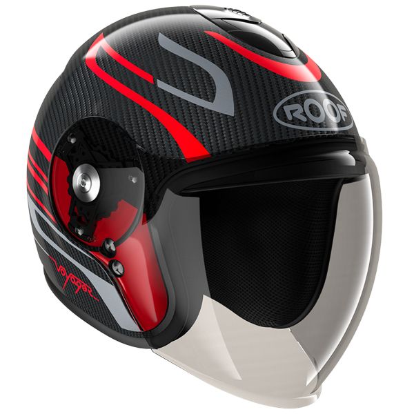 Roof open shop face helmet