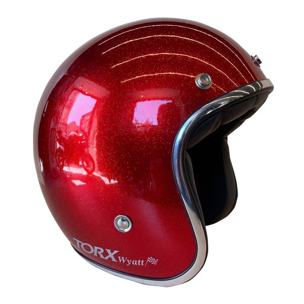 Open Face Torx Wyatt Glitter Big Red