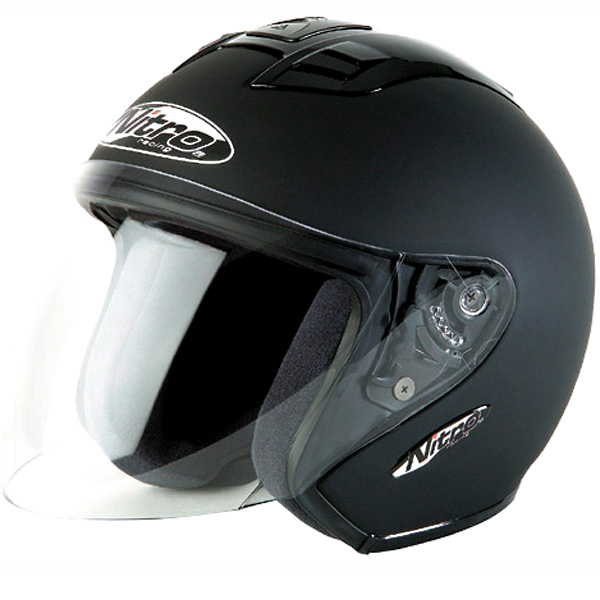 Motorcycle Helmet Nitro X509-V Mono Black Mat (02)