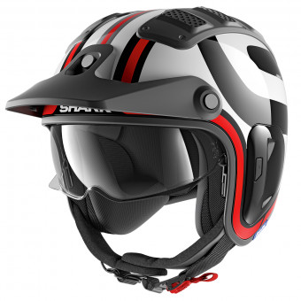 Open Face Shark X-Drak 2 Thrust-R KWR