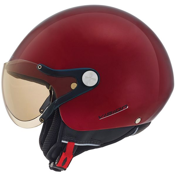 Open Face Nexx X60 Vision Plus Wine Red