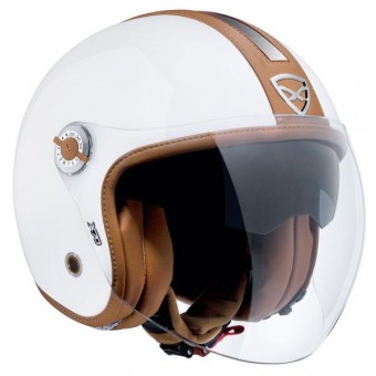 Open Face Nexx X70 Groovy White Brown