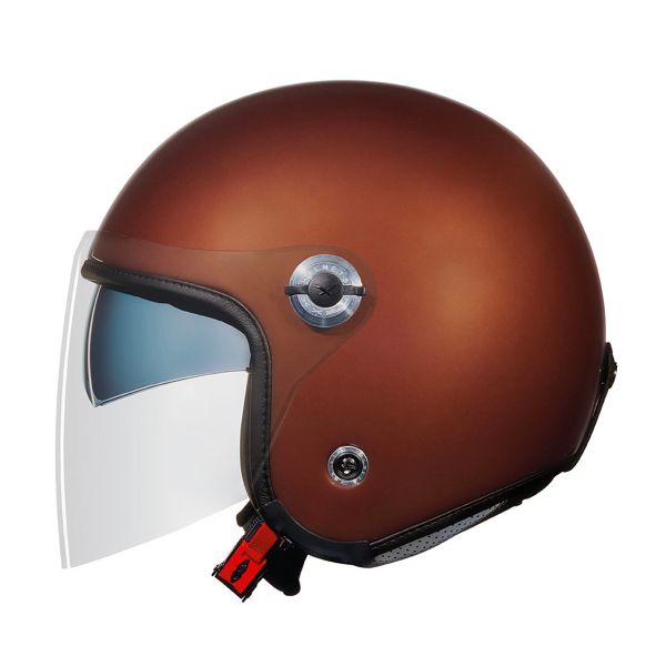 Open Face Nexx X70 Plain Chocolate