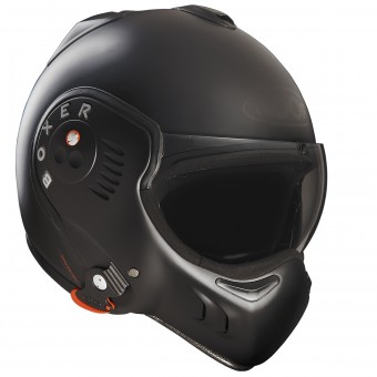 Roof Boxer V8 Full Matt Black + Visor