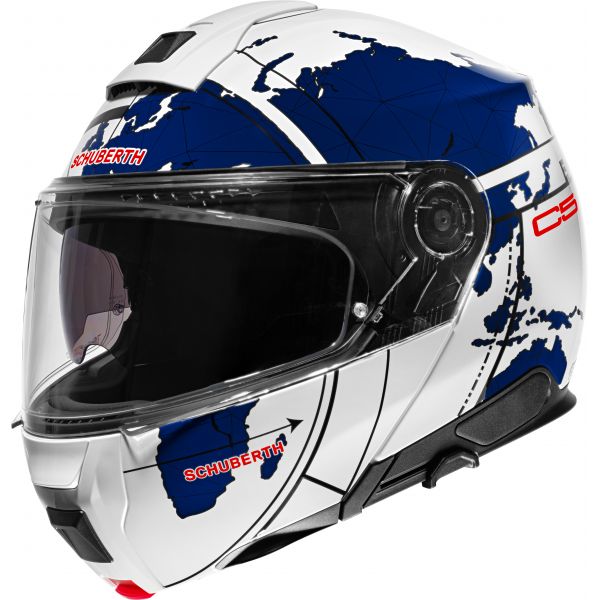 Flip Up Schuberth C5 Globe Blue Flip Up Schuberth C5 Globe Blue