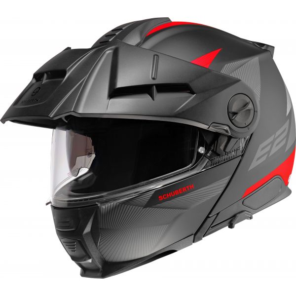 Flip Up Schuberth E2 Defender Red Flip Up Schuberth E2 Defender Red