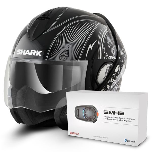 Flip Up Shark Evoline Serie 3 Mezcal Chrome KUK